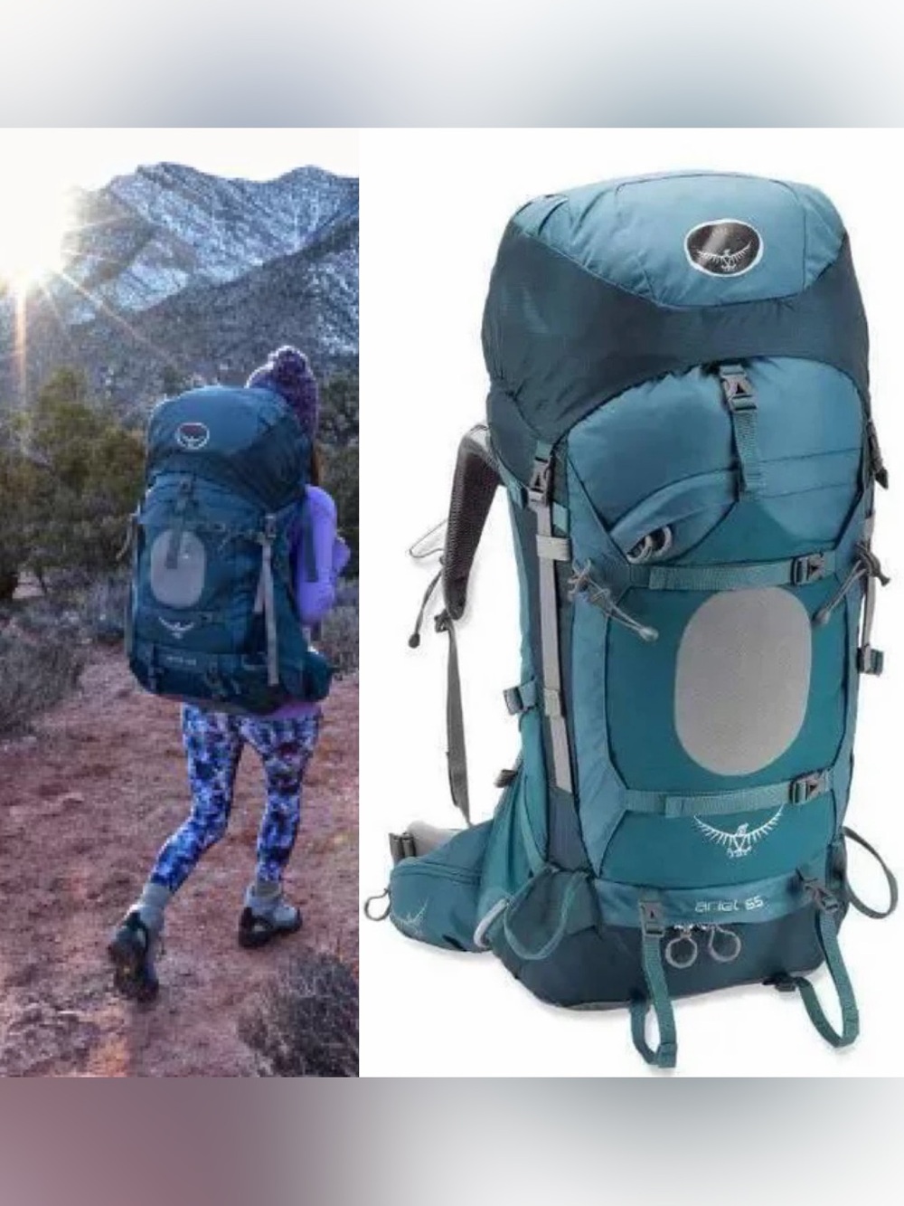Osprey Ariel 65L Deep Sea Blue Women Backpack S/M